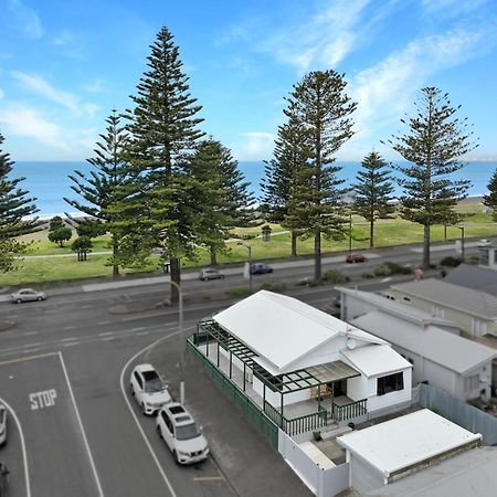 The Nautilus Hotel Napier Luaran gambar Aerial view of the beach at the northern end of the town